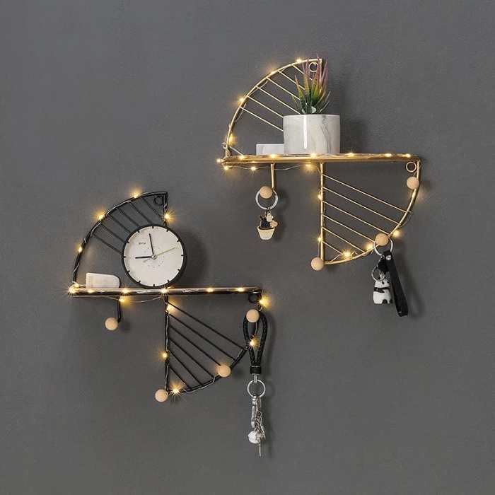 Iron Art Display Shelf by Veasoon