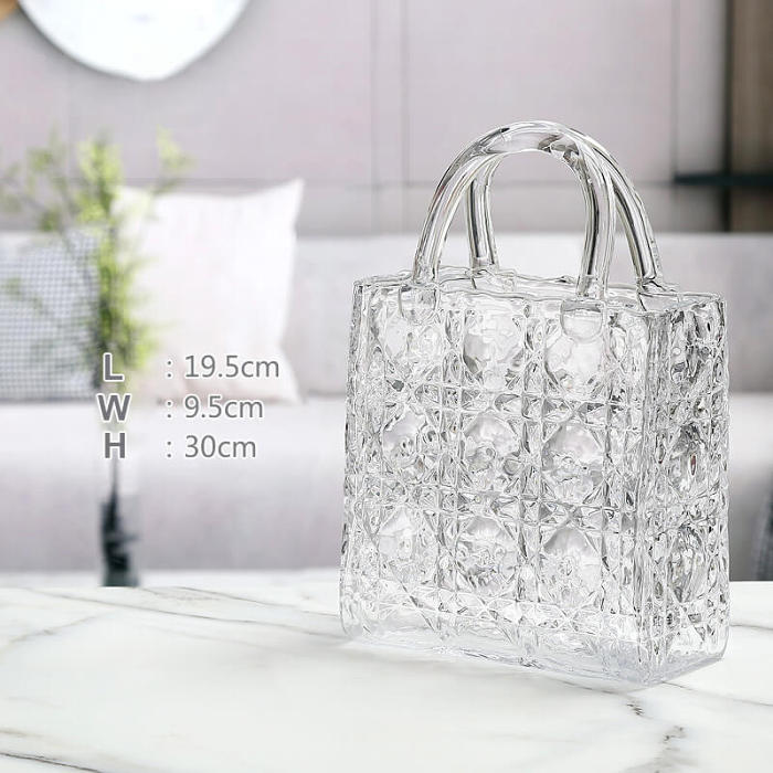 Handbag Glass Vase