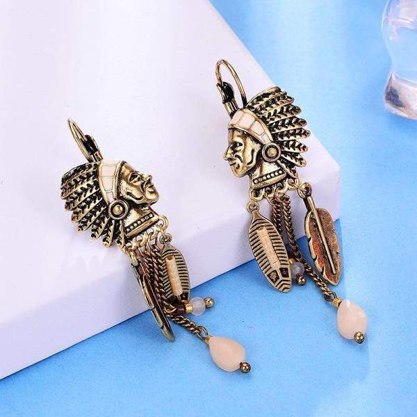 Native American Tassel Earrings