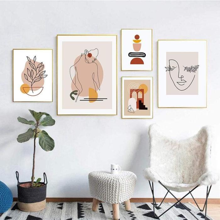 Abstract Art Canvas Poster by Veasoon