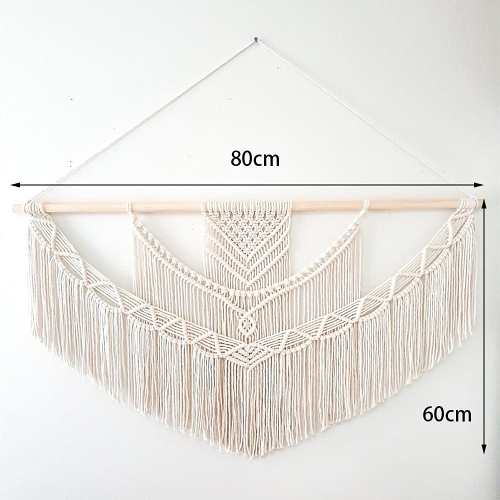 Chic Hand Woven Macrame Wall Hanging by Veasoon