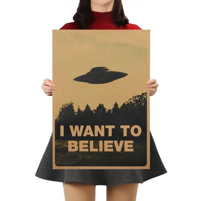 I WANT TO BELIEVE Poster by Veasoon