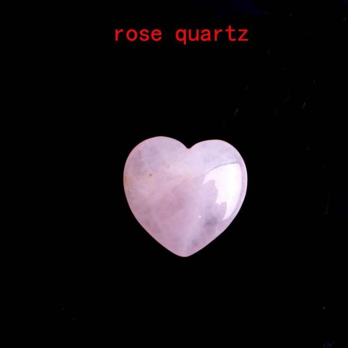 Heart Shaped Crystals Gemstones by Veasoon