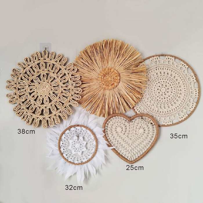 Autumn Rattan Wall Art Set by Veasoon