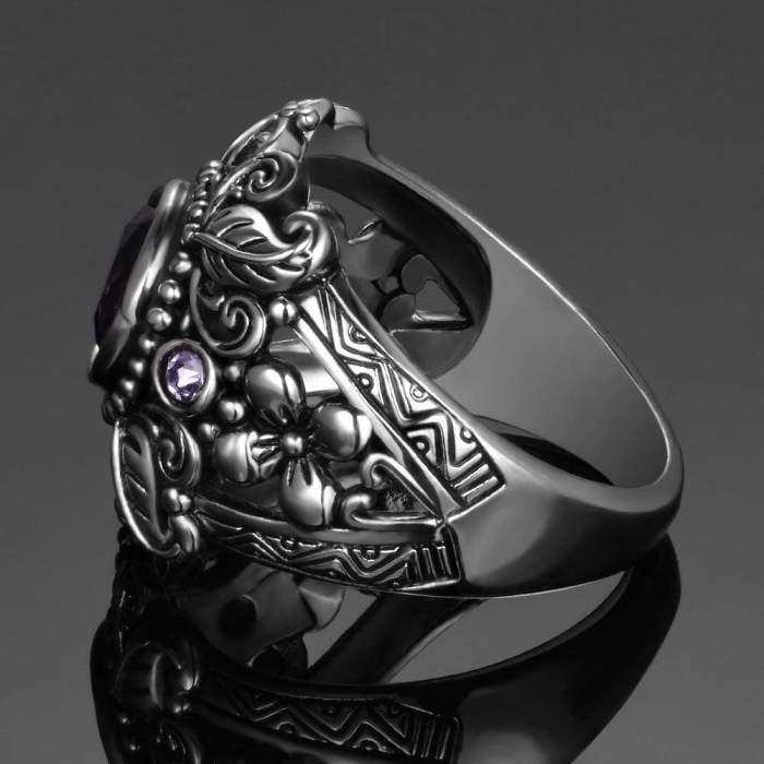 Sterling Silver Amethyst Ring