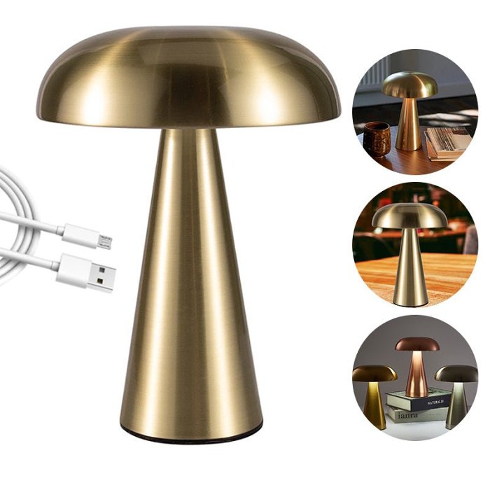Mushroom Touch Sensor Table Lamp by Veasoon