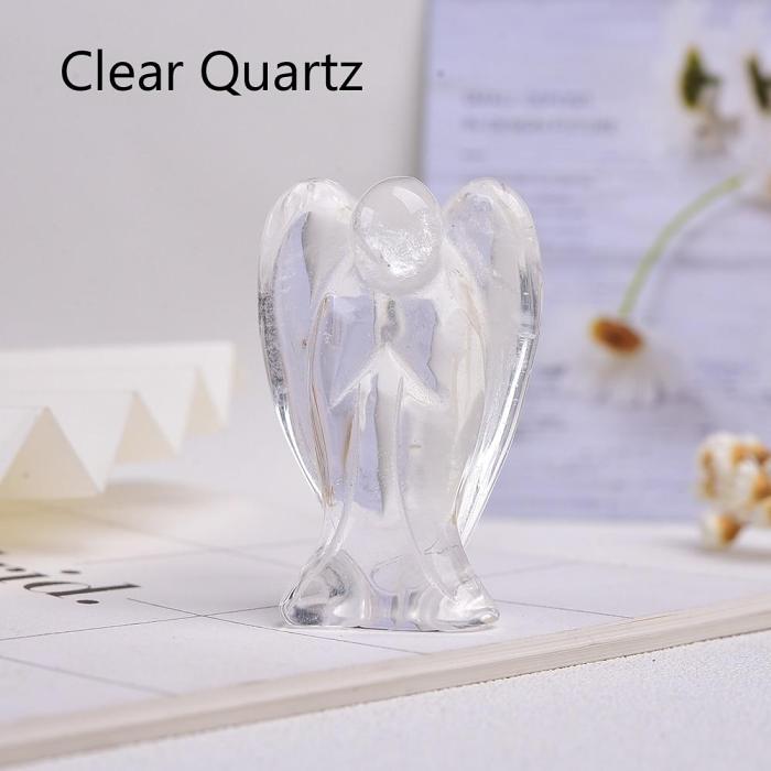 Guardian Angel Crystal Carving by Veasoon