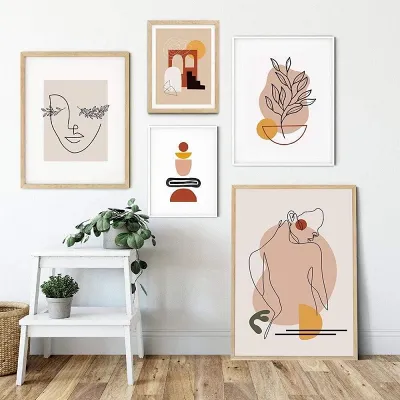 Abstract Art Canvas Poster by Veasoon
