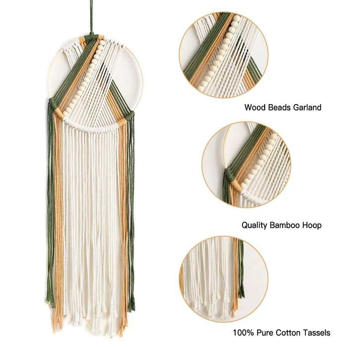 Ophelia Macrame Dream Catcher by Veasoon