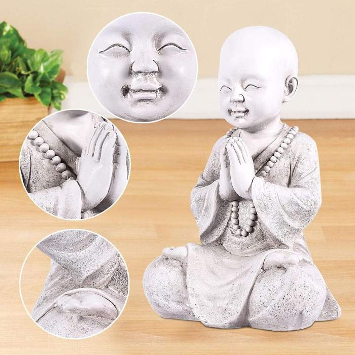 Meditating Baby Buddha Decor by Veasoon