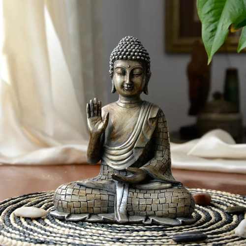 Buddha Statue Figurine by Veasoon