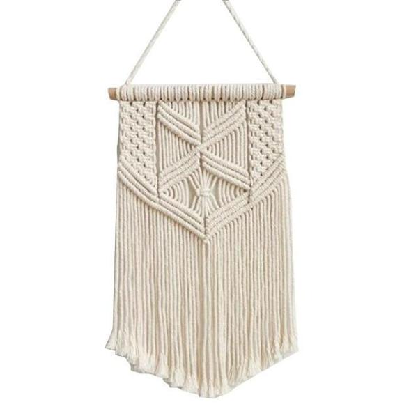 Lotus Blossom Macramé Wall Hanging by Veasoon
