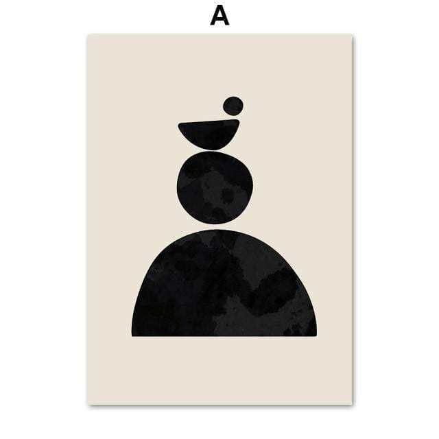 Abstract Line Nordic Posters by Veasoon