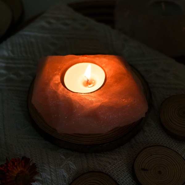 Natural Stone Candle Holder by Veasoon