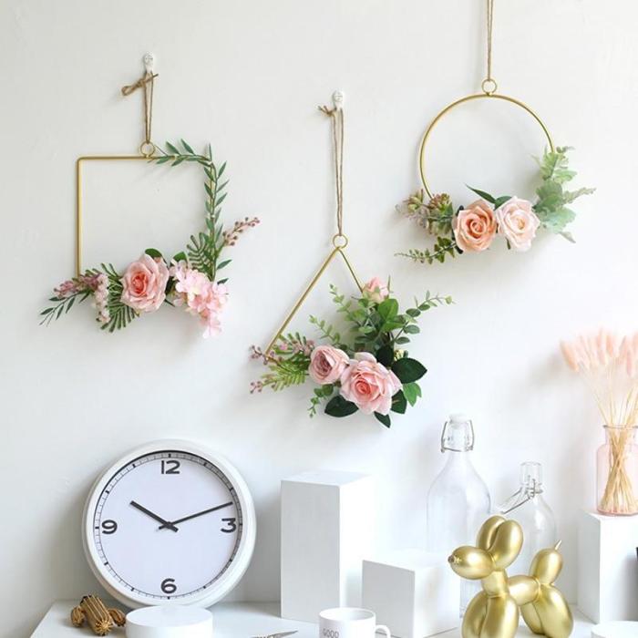 Gold Geometric Hanging Decorations by Veasoon