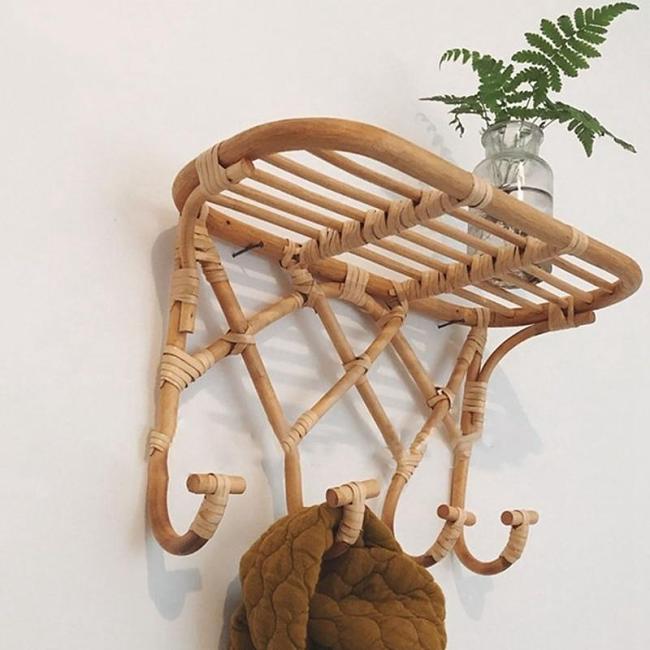 Rattan Hook Hanger by Veasoon