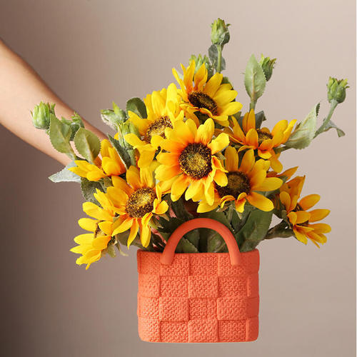 Spring Handbag Ceramic Vase