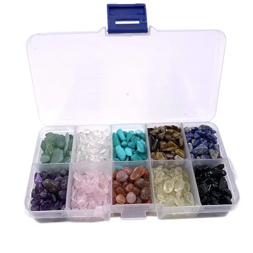 Natural Quartz Stone Healing Crystals Set by Veasoon