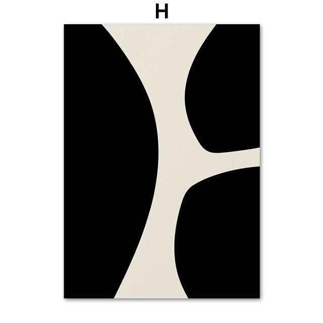 Abstract Line Nordic Posters by Veasoon