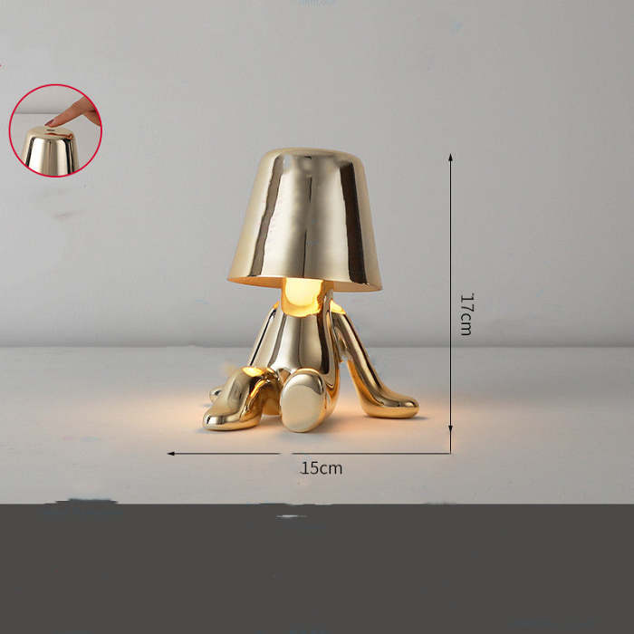 Chill and Relaxed Boy Lamp by Veasoon