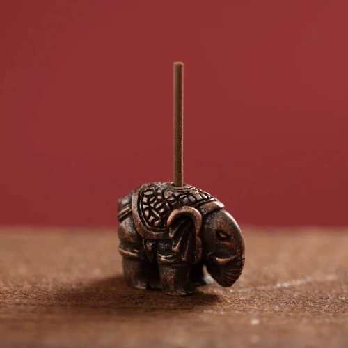 Mini Elephant Incense Stick Holder by Veasoon