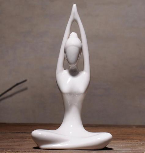 The Modern Yoga Lady Statues by Veasoon