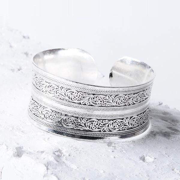 Tibetan Silver Boho Cuff