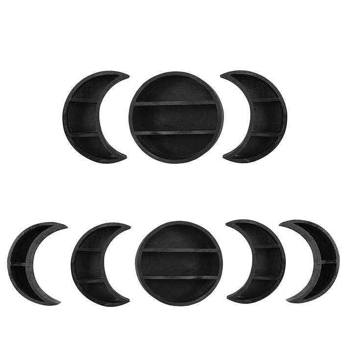 Moon Phase Wall Shelf by Veasoon
