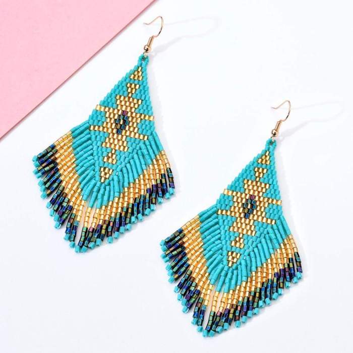 Ethnic Boho Drop Earrings