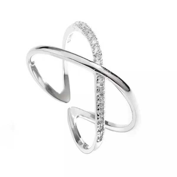 Sterling Silver Geometric Shaped Rings