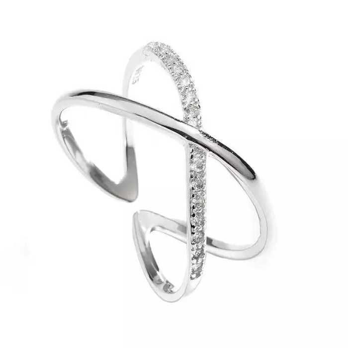 Sterling Silver Geometric Shaped Rings