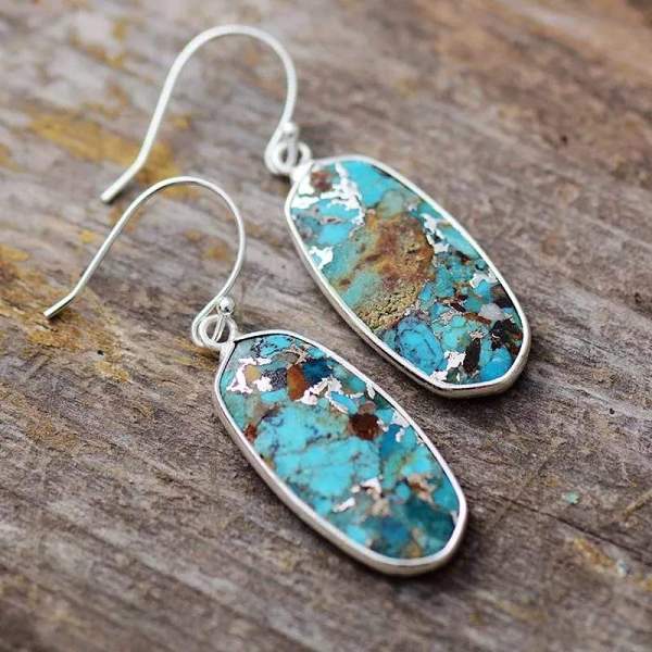 Turquoise Natural Stone Earrings