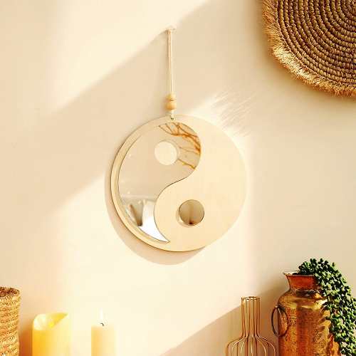 Yin & Yang Feng Shui Mirror by Veasoon