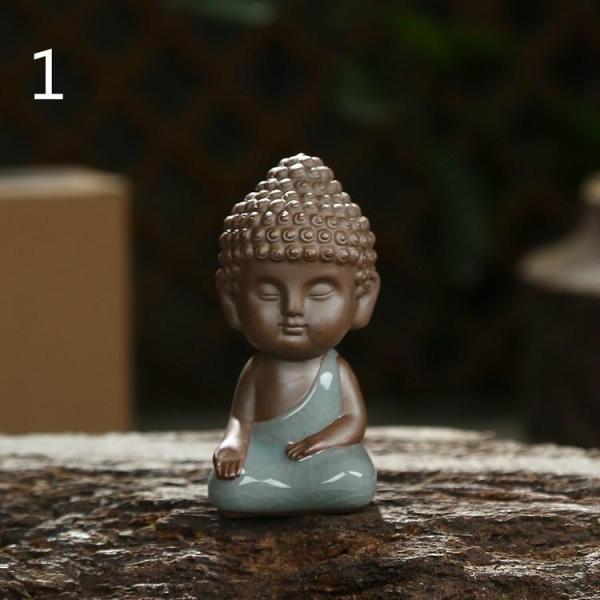 Mini Buddha Statue in Ceramic and Porcelain by Veasoon