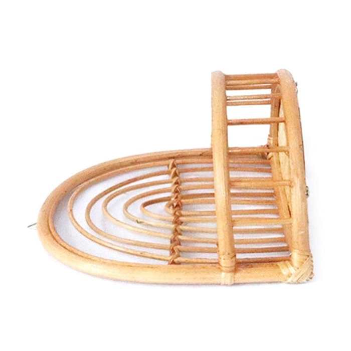 Rainbow Rattan Wall Shelf by Veasoon