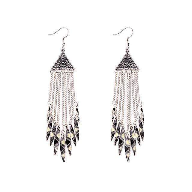 Boho Tassel Chain Earrings