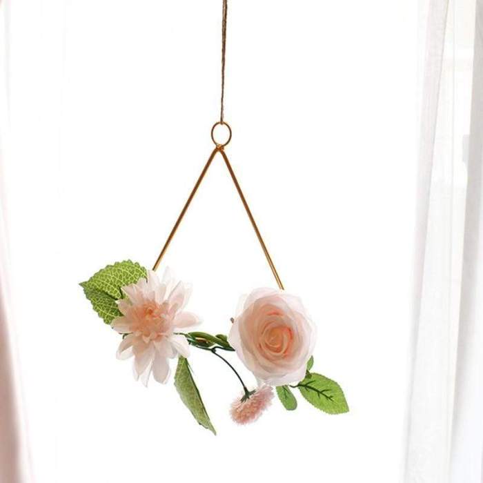 Gold Geometric Hanging Decorations by Veasoon