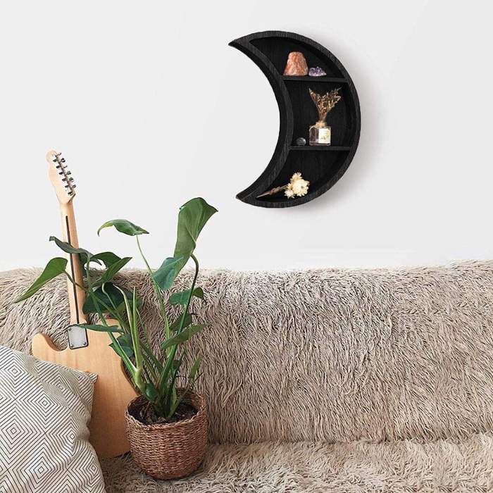 Moon Phase Wall Shelf by Veasoon