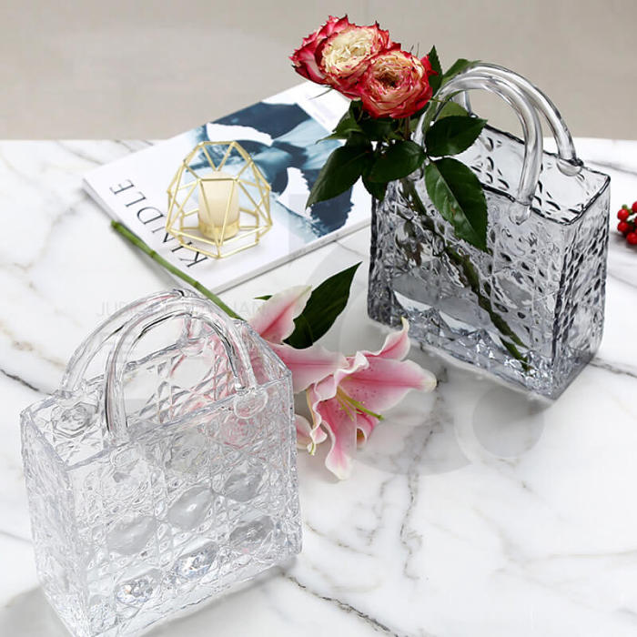 Handbag Glass Vase