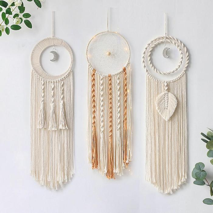 Boho Handmade Dream Catcher Wall Hanging by Veasoon