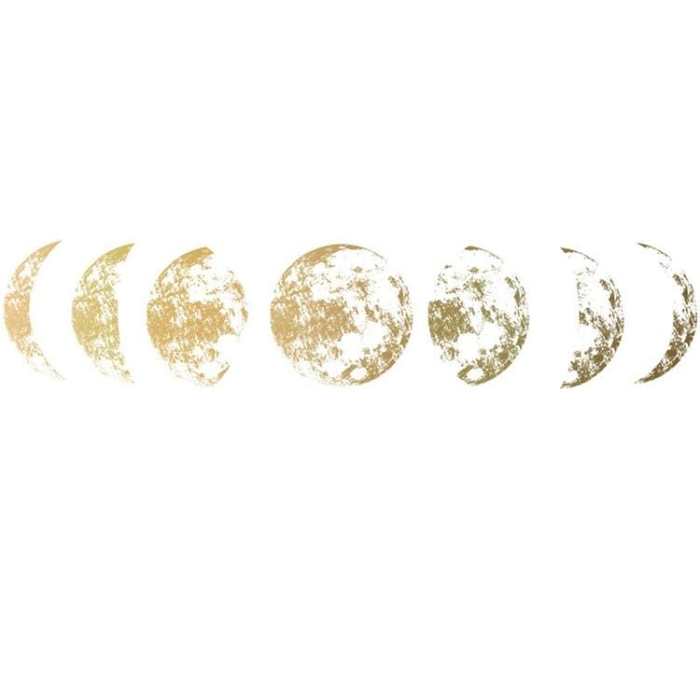 Moon Phases Wall Sticker by Veasoon