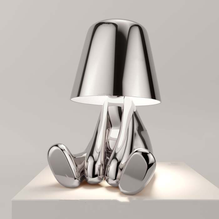 Chill and Relaxed Boy Lamp by Veasoon