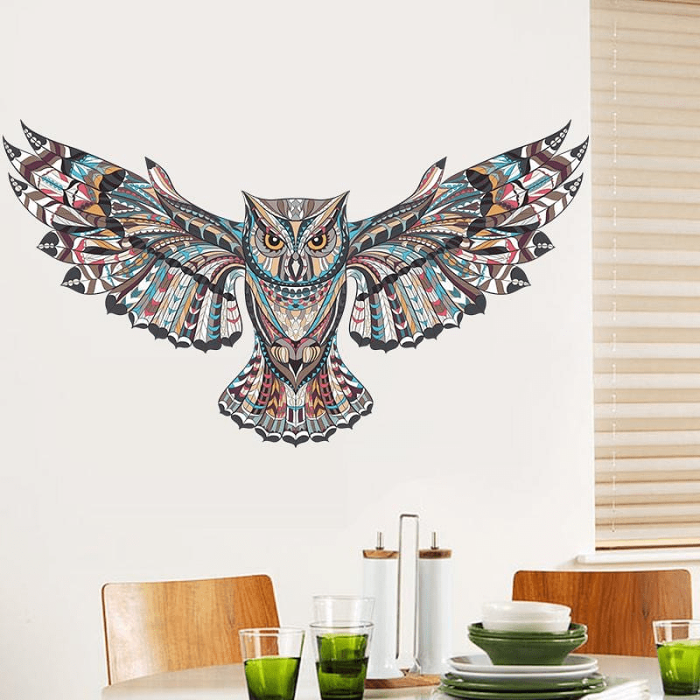 Flying Owl Wall Sticker by Veasoon