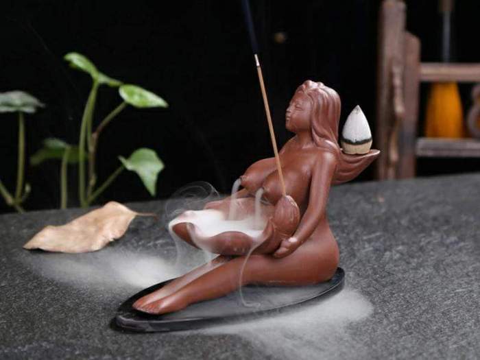 Naked Lady Incense Burner by Veasoon