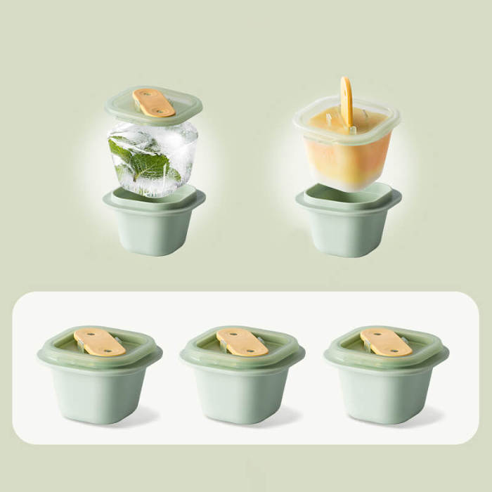Simple Ice Tray Molds 6pcs
