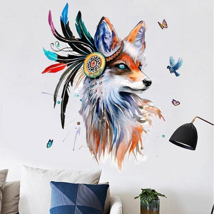 Fox Wall Sticker by Veasoon