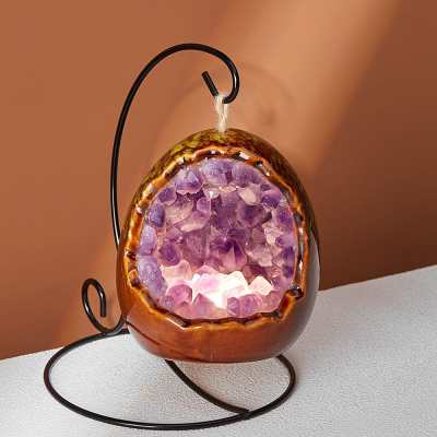 Natural Crystal Lamp by Veasoon