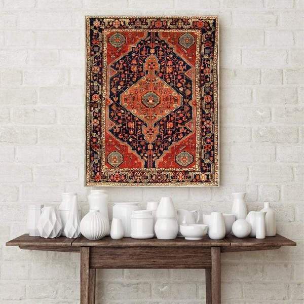Oriental Pattern Wall Poster by Veasoon