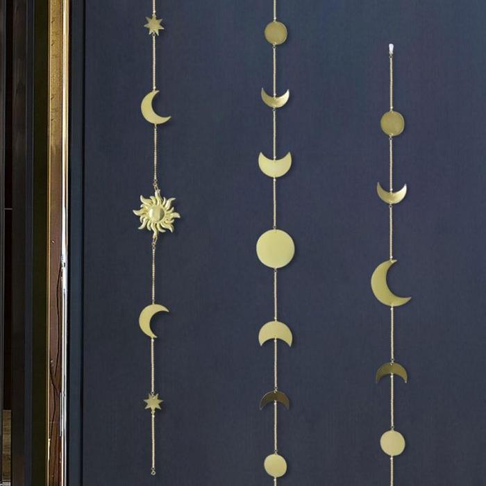 Moon Phases Wall Hanging Decor by Veasoon