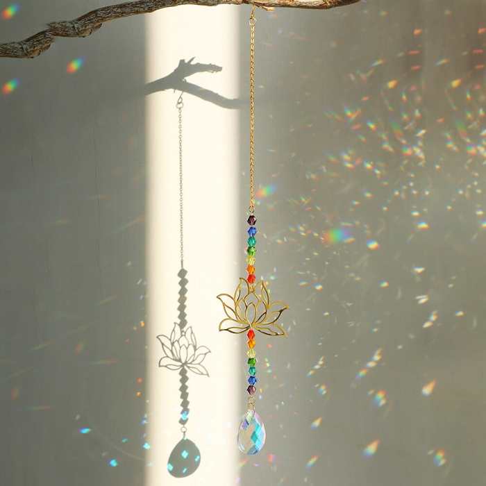 Lotus Suncatcher by Veasoon
